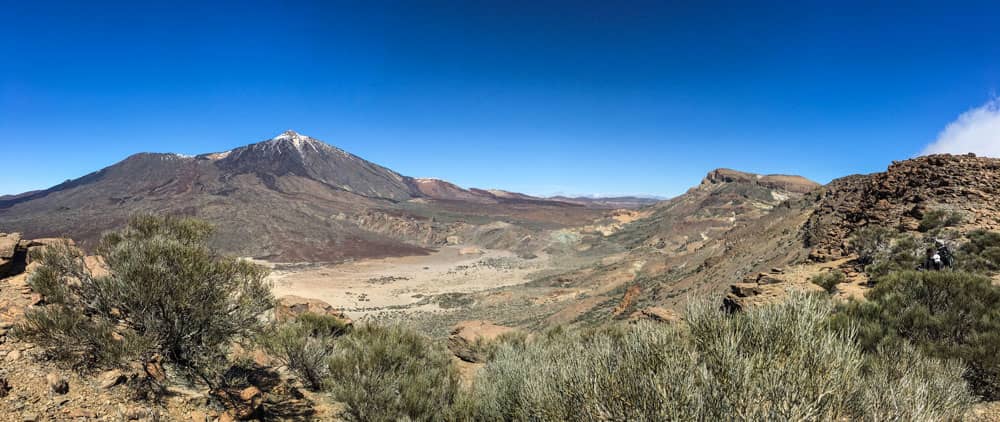 Teide con caldera y paredes de caldera