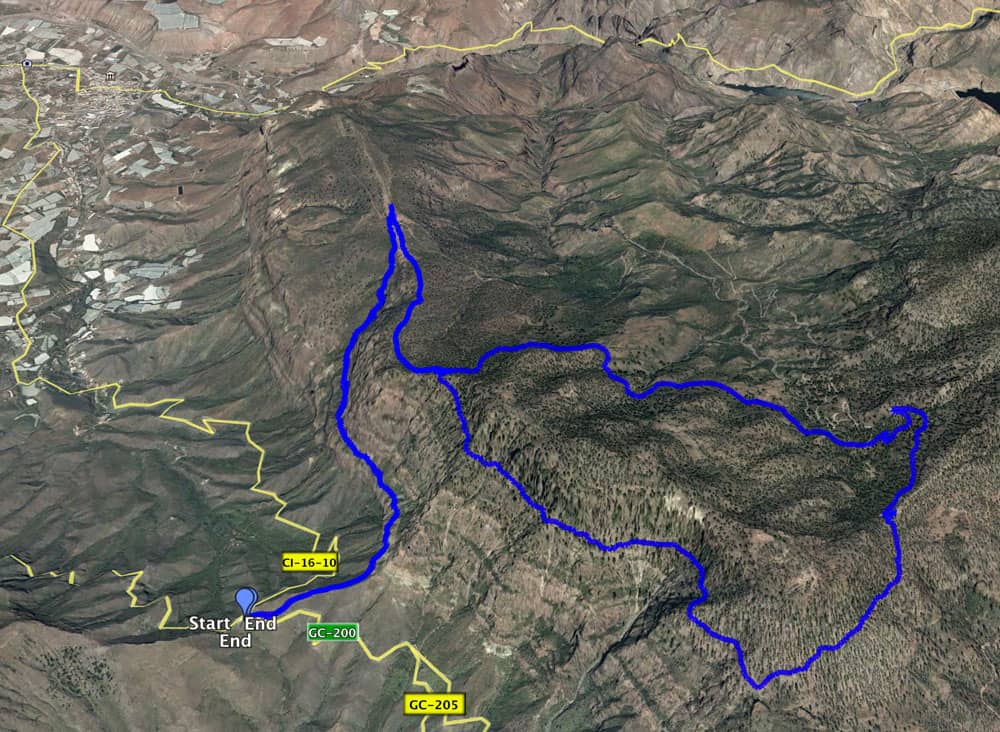 Track - Wanderung Inagua auf Gran Canaria