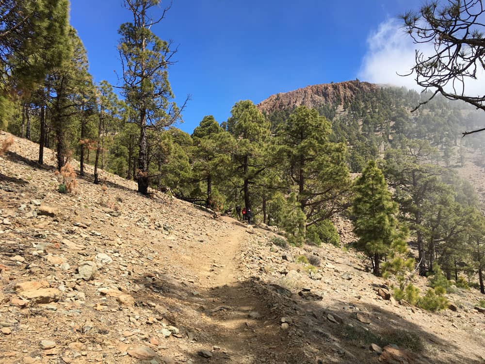 Wanderweg zum Sombrero de Chasna