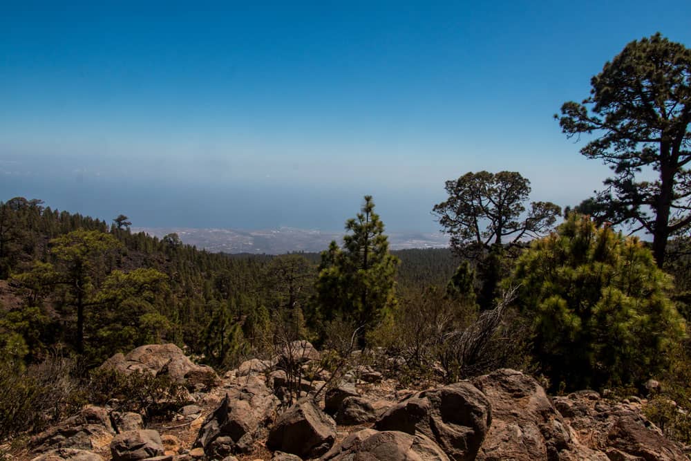 Paisaje Lunar - Vista de la costa sur desde las alturas