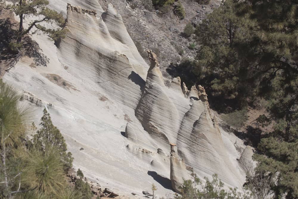 Teneriffa - Paisaje Lunar - weiße Mondlandschaften aus Bimsstein