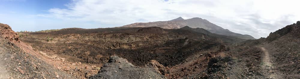 Teneriffa - um die Montaña de la Botija befindet sich eine reine Vulkanlandschaft