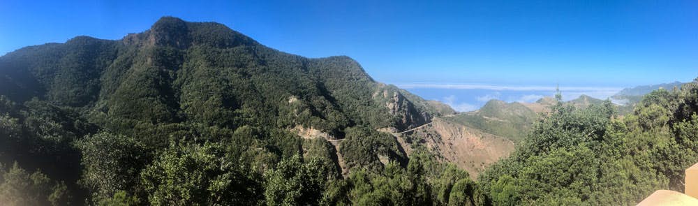 Vista panorámica Anaga en Tenerife