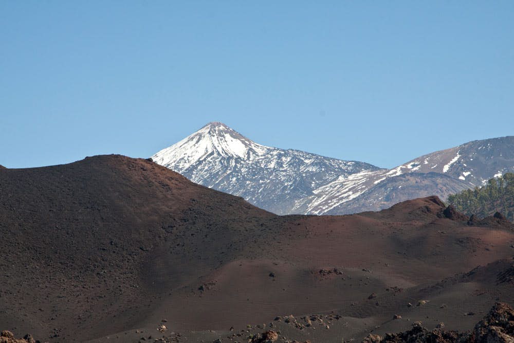 Chinyero mit Pico del Teide