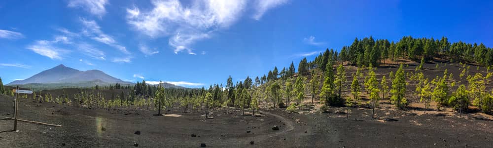 Rutas circulares por el volcán Chinyero