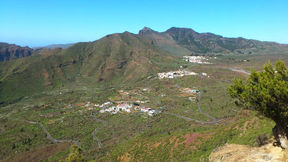 Vista de Santiago del Teide, El Molledo y Retamar