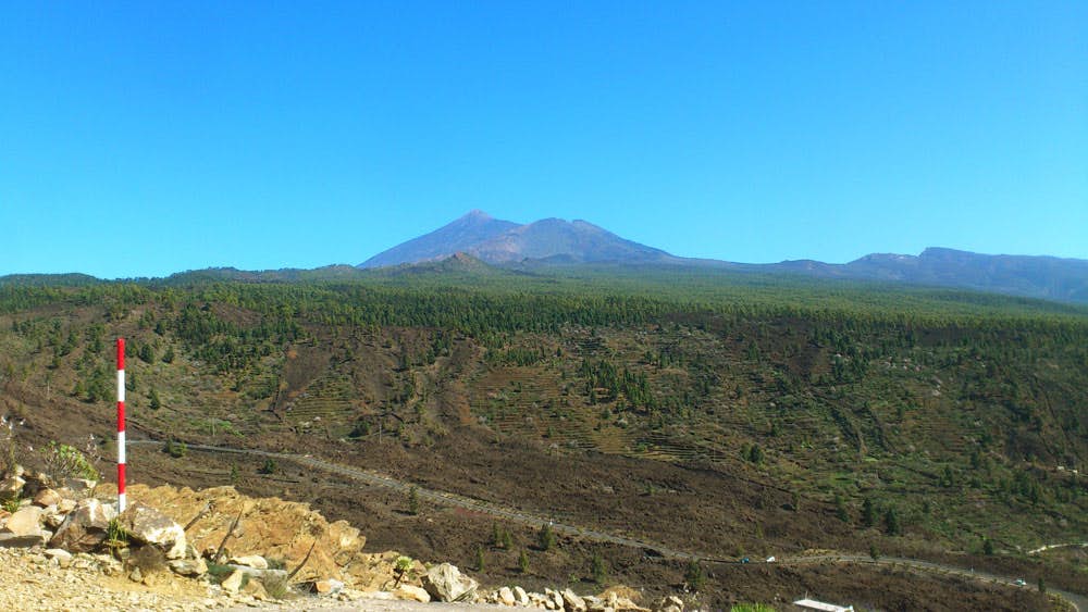 Vista hacia el Teide y el Pico Viejo