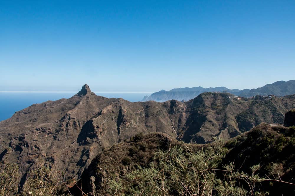 Vista desde la ruta de senderismo al Roque de Taborno