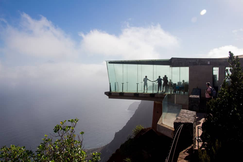 Mirador Abrante - gläserne Aussichtsplattform in der Höhe