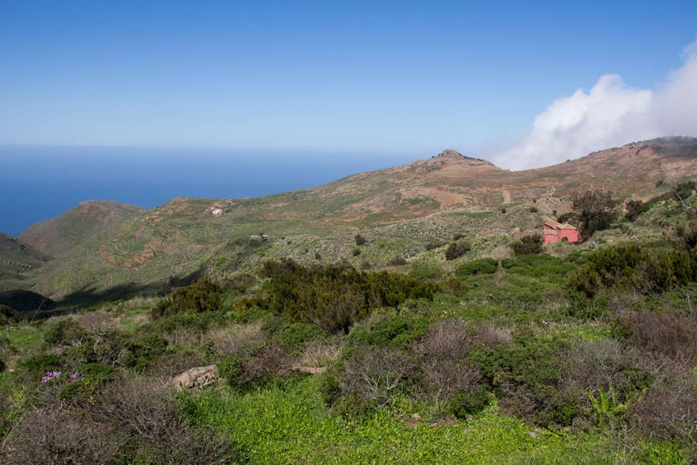 Paisaje por debajo de Teno Alto