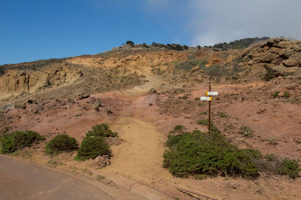 Wanderweg bei Teno Alto - Orietierung nun auch auf Siebeninseln verbessert