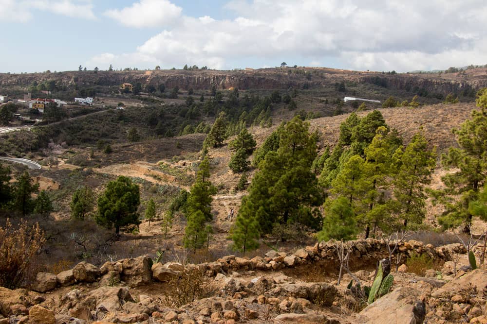 Landschaft um das Dorf Las Vegas