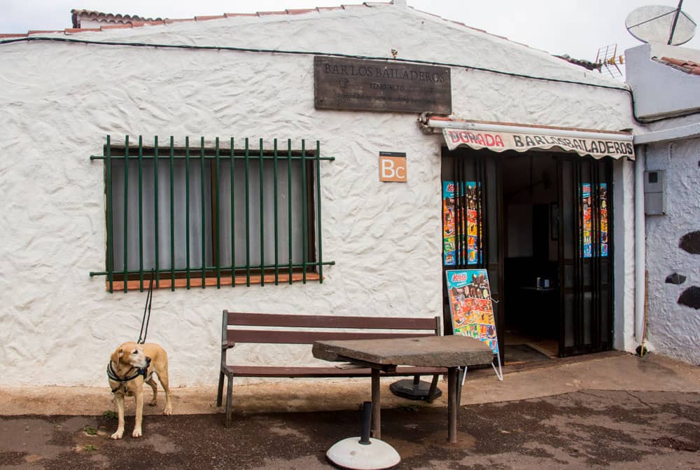 Bar Los Bailaderos en Teno Alto