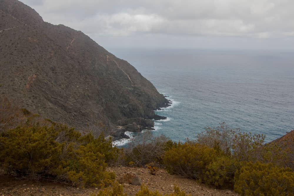 Vista del Atlántico desde los acantilados - Tamargada