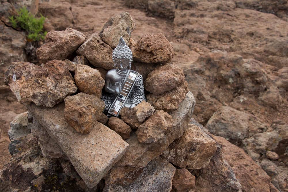 Buddha auf dem Roque de los Brezos