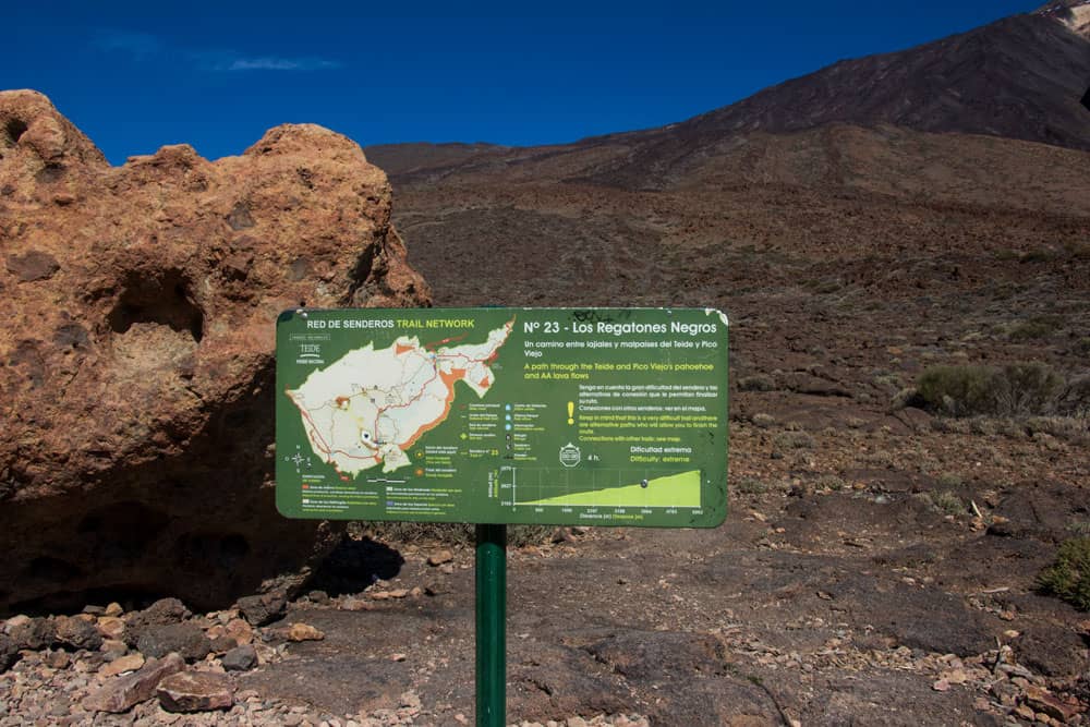 Wanderweg Nummer 23 zum Pico Viejo