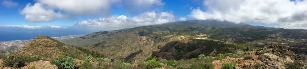 Panorama  Roque de los Brezos