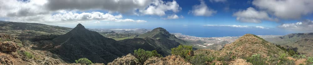 Panorama  Roque de los Brezos