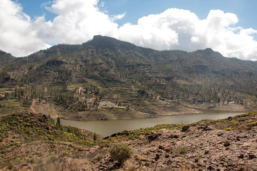 El lago Chira desde arriba