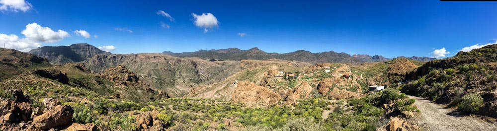 Panorama- Seentour - Blick auf die Ebene zwischen Soria und Chira See