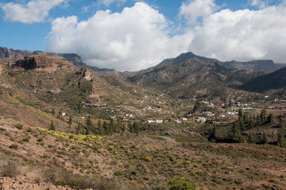 Blick auf Cercados de Araña