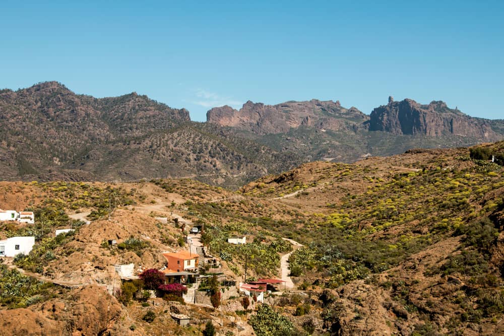 die Häuser von Lomo de la Palma