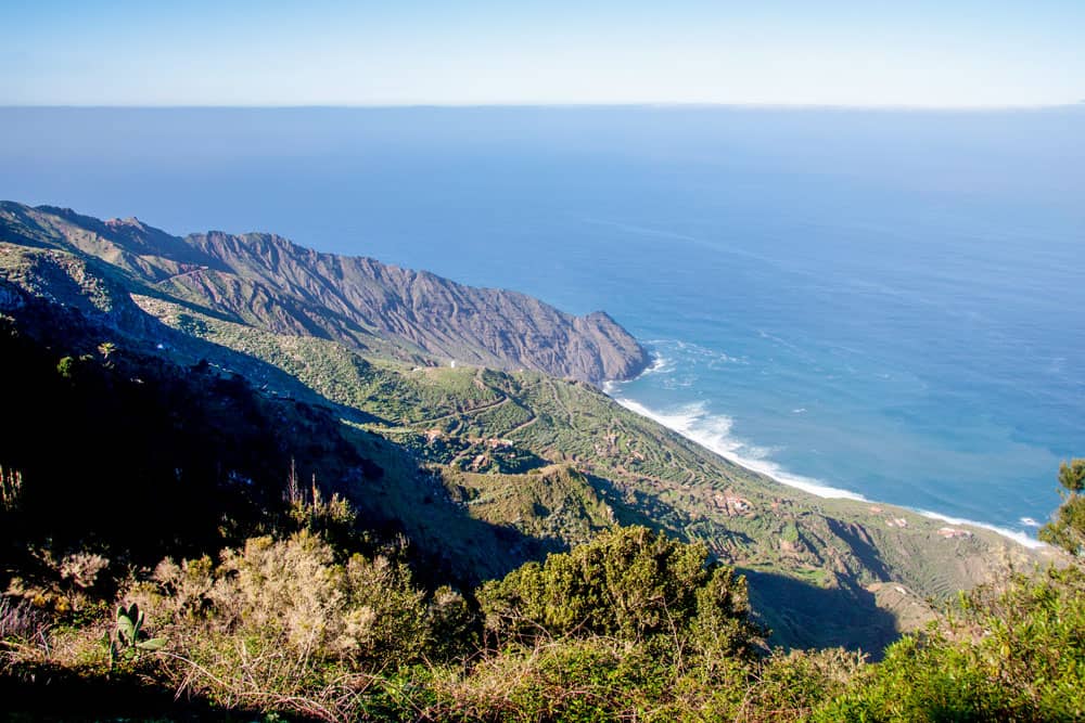 Blick auf den Atlantik und die Küstenregion