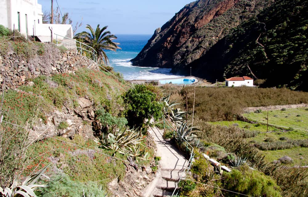 Wanderweg hinunter zur Playa Vallehermoso