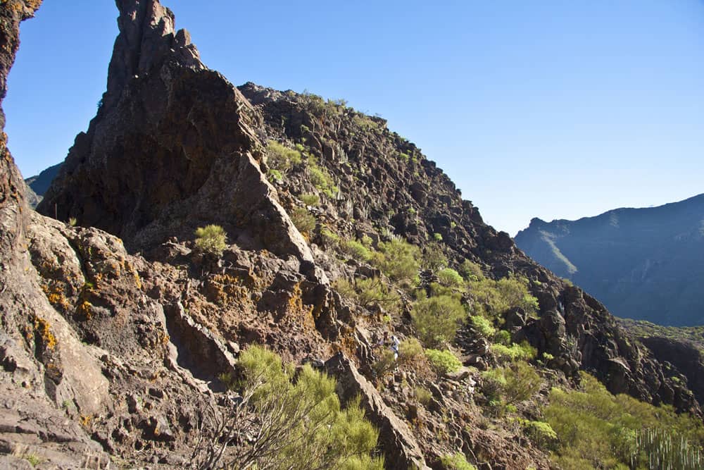 Rocas en la subida de Guergues