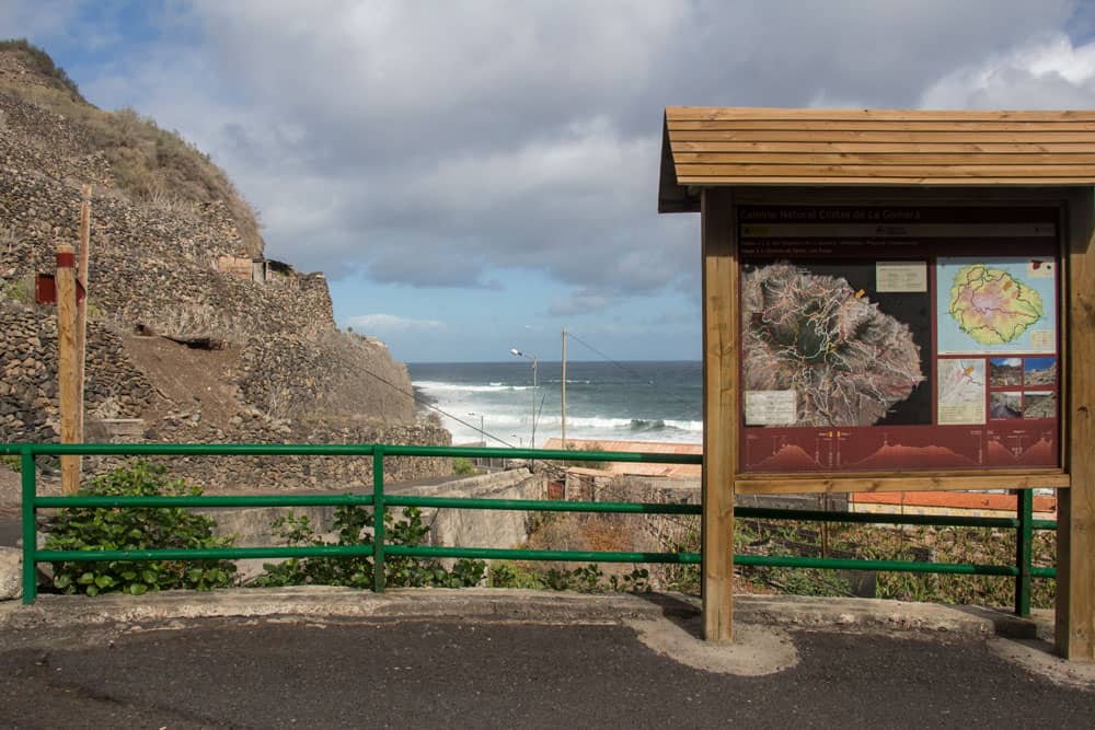 Tablón de anuncios en Hermigua