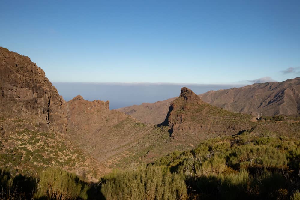 Fortaleza de Masca - Vista de la subida de Abache