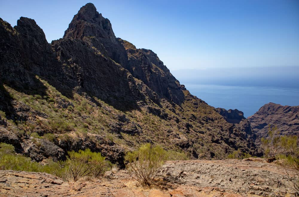 Blick auf die Fortaleza de Masca