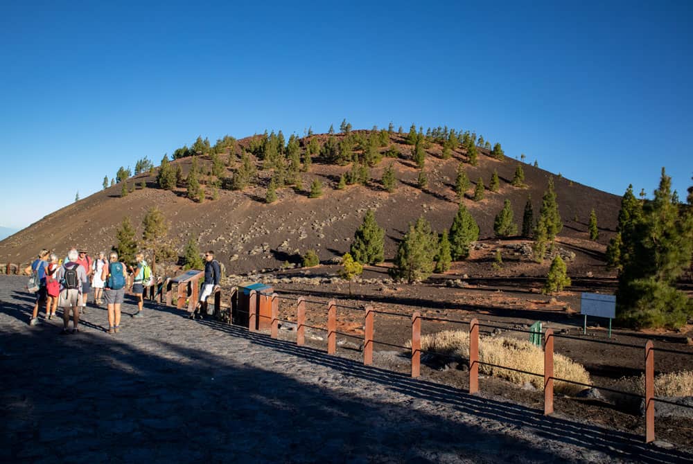 Ausgangsort Parkplatz - Montaña de La Cruz de Tea