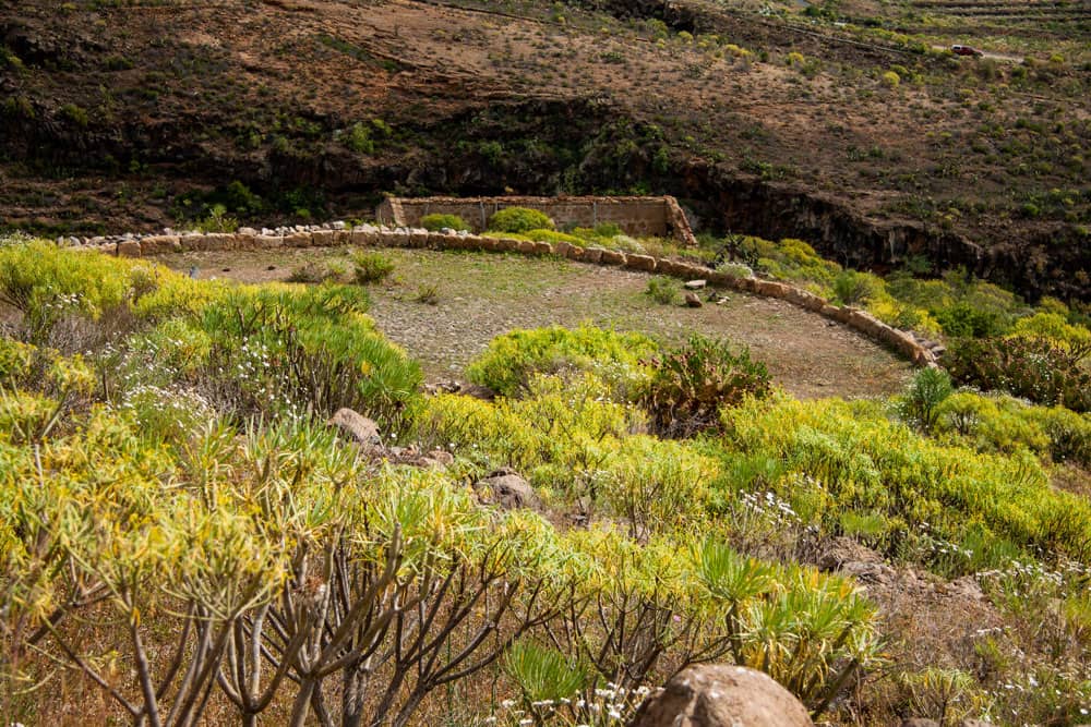 Lugar de trilla en la bajada de Conde