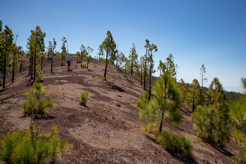 Grat der Montaña Las Cuevitas