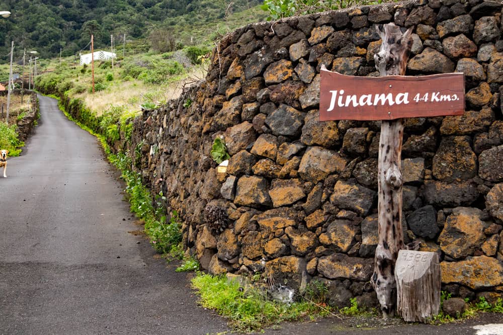 Señalización Mirador Jinama