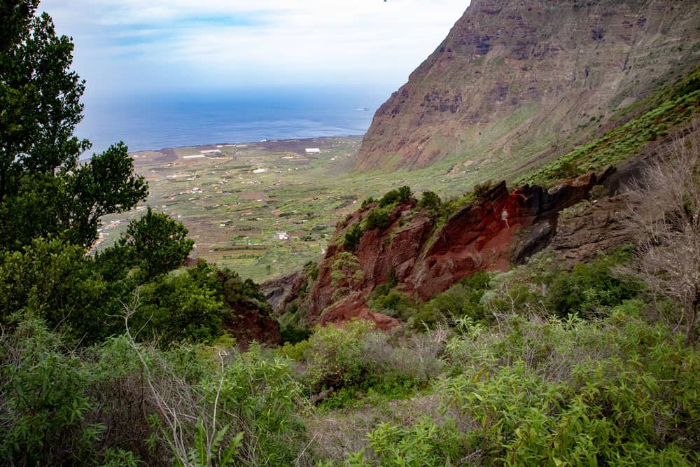 Barranco vor der Steilwand