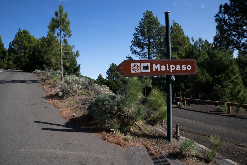 Fahrweg zum Malpaso