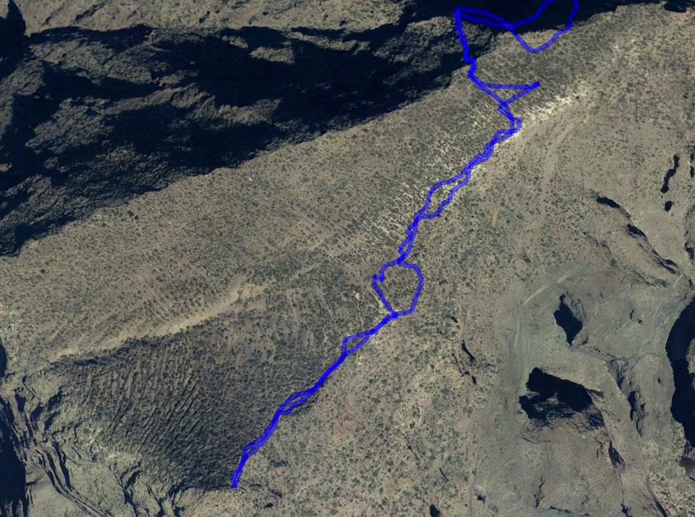 Erweiterung der Wanderung bis zur Abbruchkante