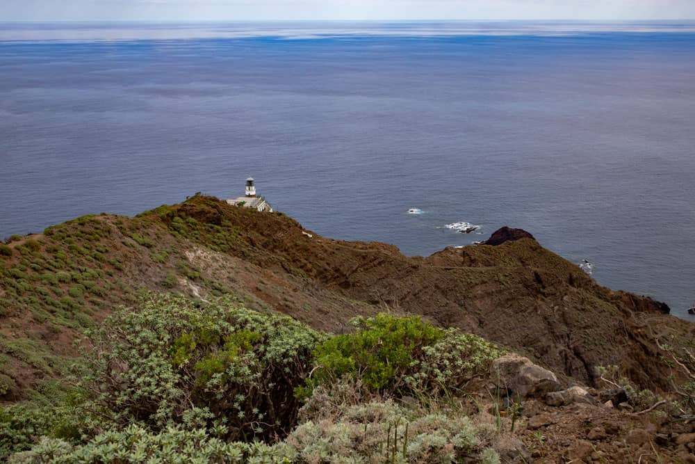 Vista desde las alturas del Faro de Anaga