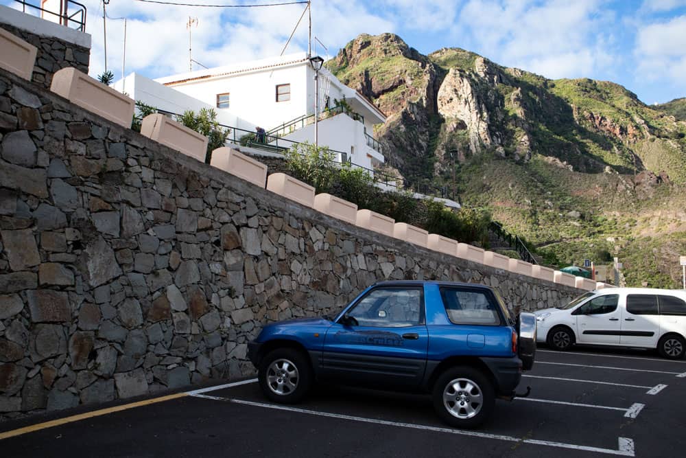 Afur - Parkplatz - Ausgangspunkt Wanderung