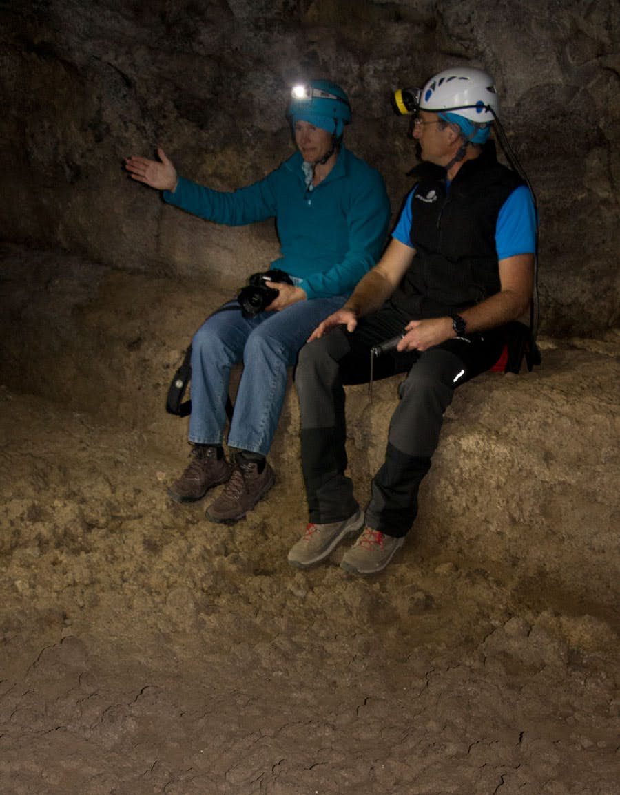 in the cave Cueva del Viento