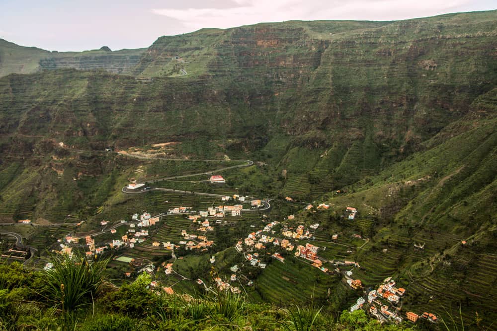 Valle Gran Rey - view into the valley