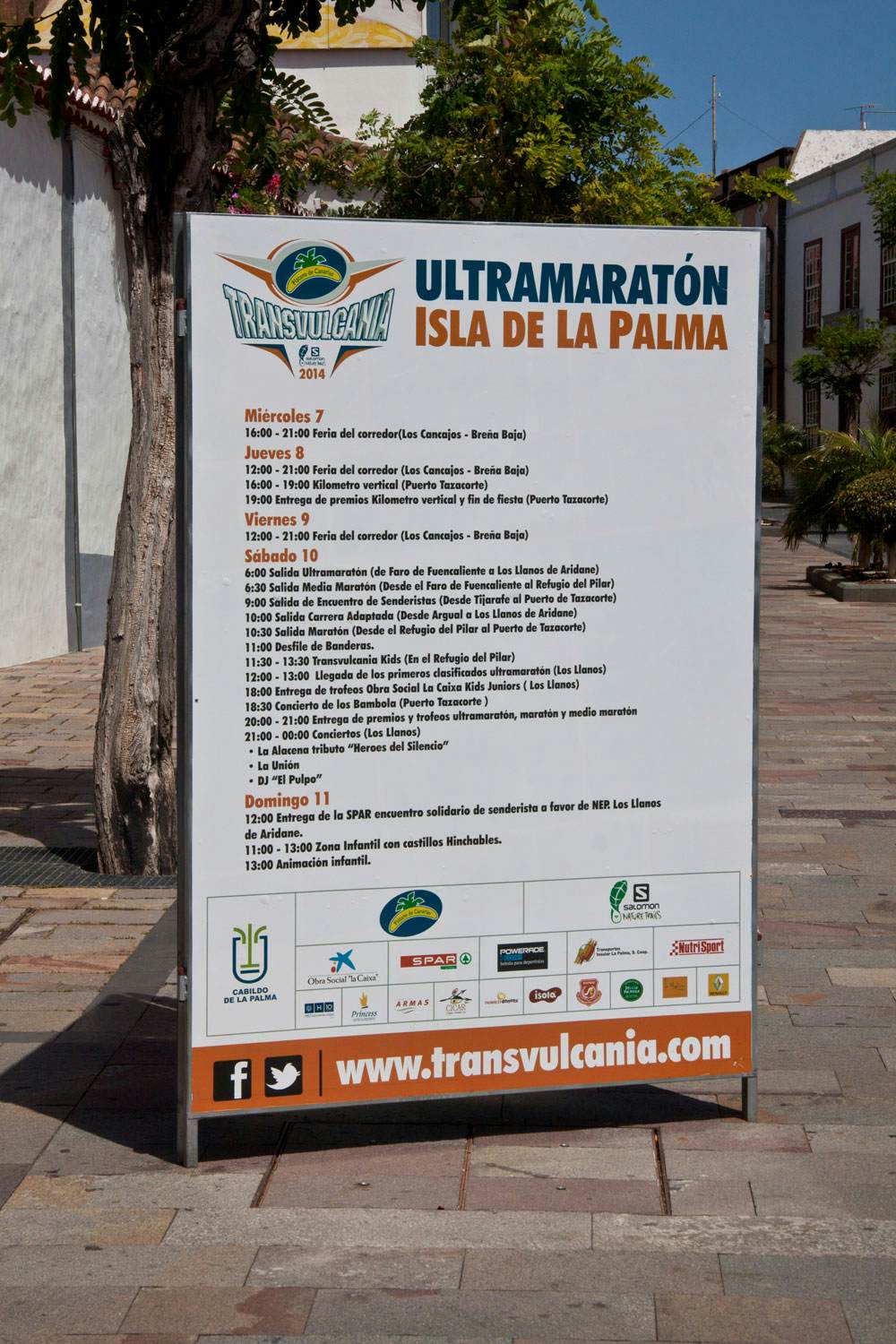 The famous island Ultramarathon Transvulcania 