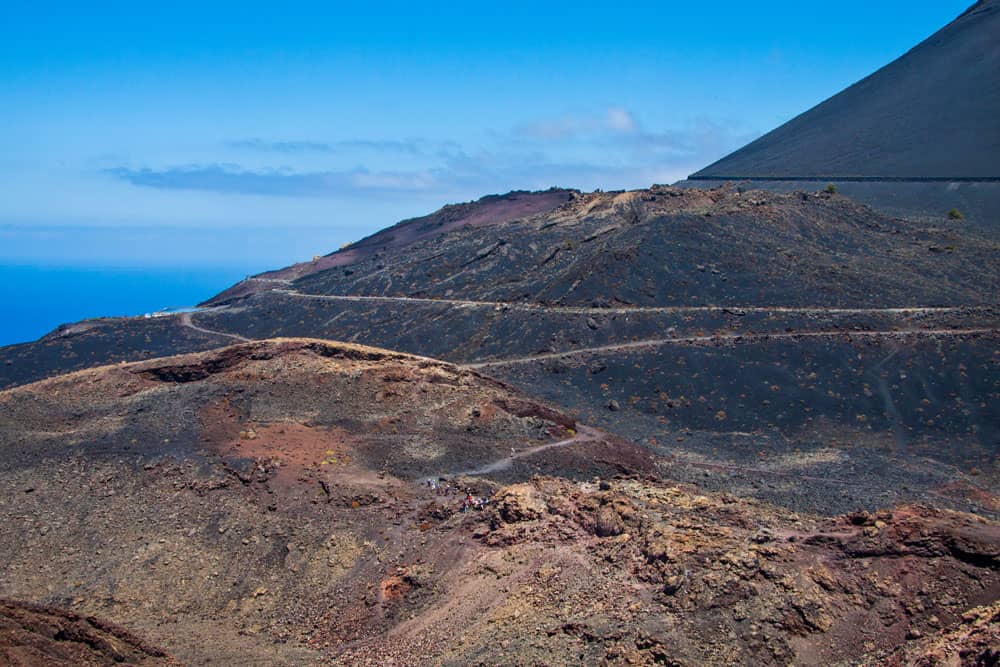 Hiking routes around the volcanos San Antonio and Teneguía