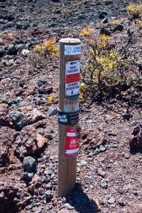 La Palma - hiking mark
