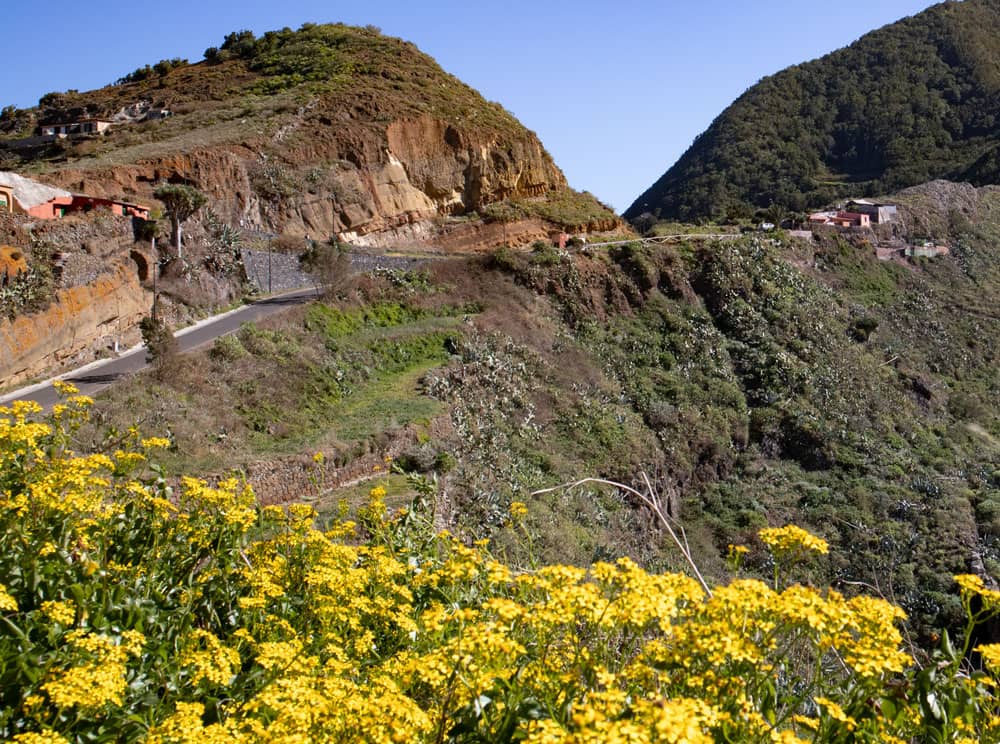 Chinamada und Straße nach Las Carboneras