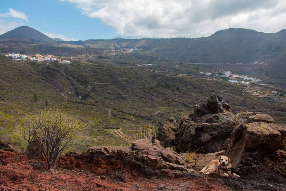 View from the hight to the Santiago Valley