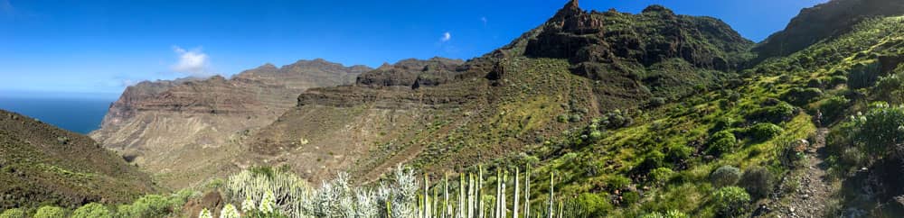 Barranco and mountains around Güi Güi