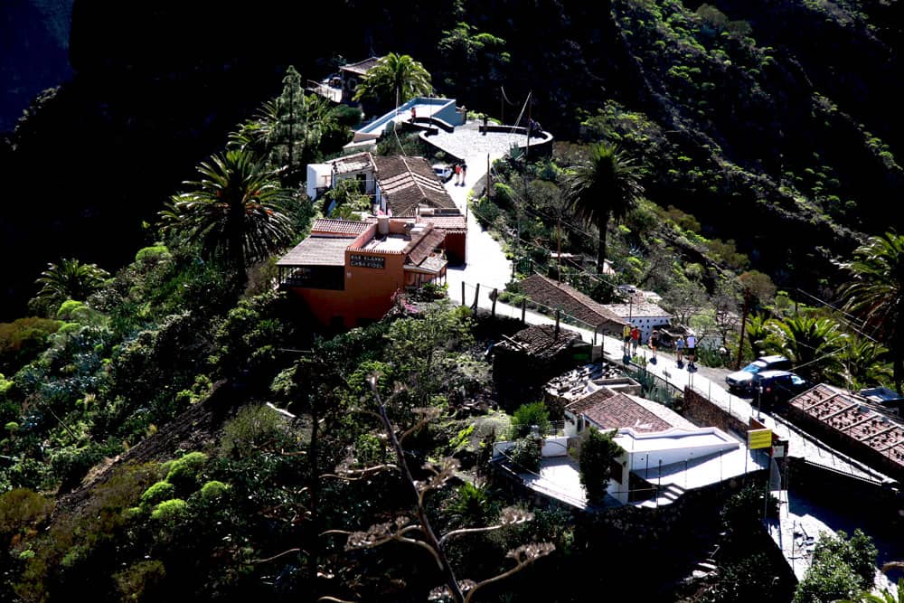 Masca gorge - hiking route starting point in Masca